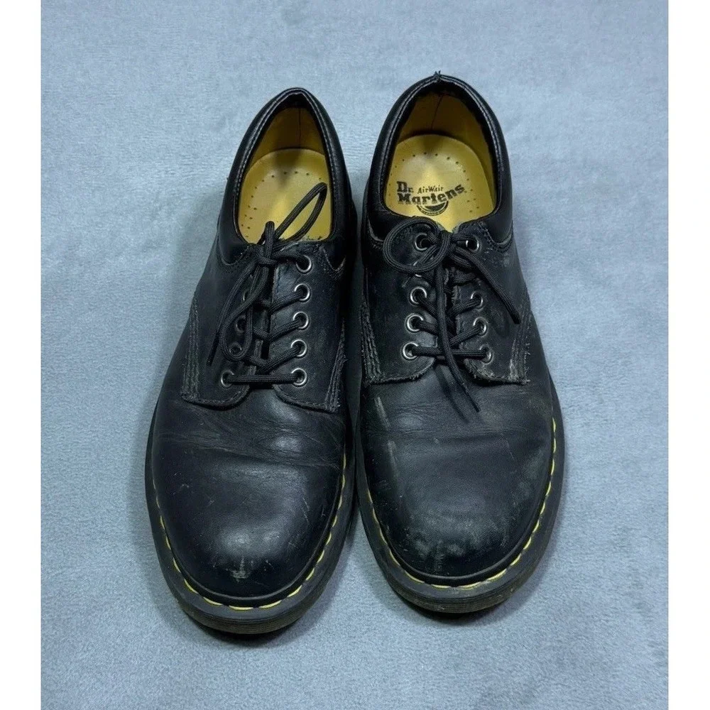 Dr Martens 3 Eye Black Leather Oxford Shoes Mens 10